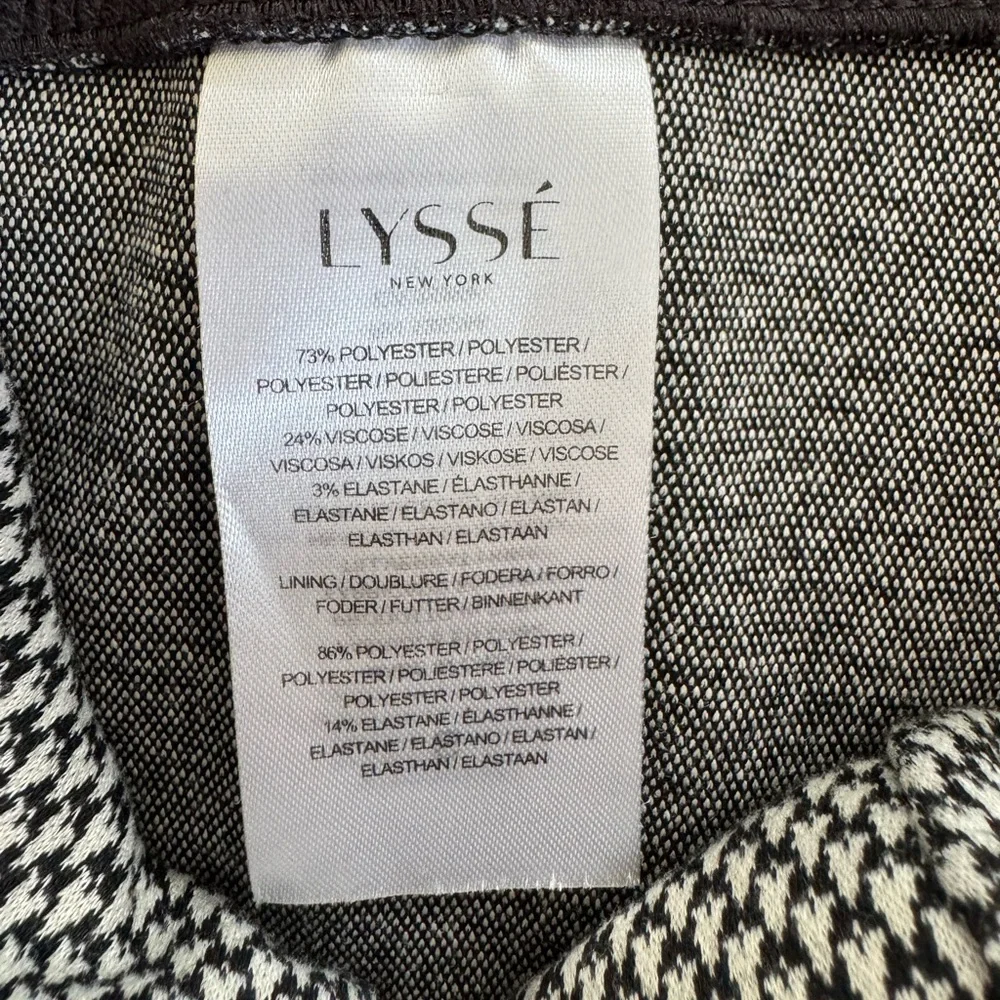 Lysse Black and White Leggings, S 🦋 - Picture 3 of 8